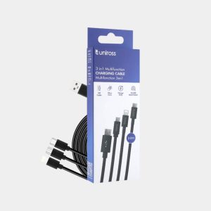 UNIROSS UNIVERSAL 3IN1 CABLE FOR MOBILE